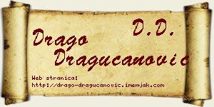 Drago Dragucanović vizit kartica